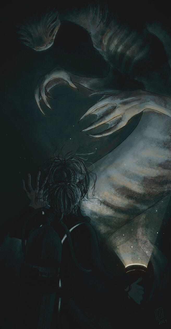 Midge&#39;s Descent 3, 2024, digital