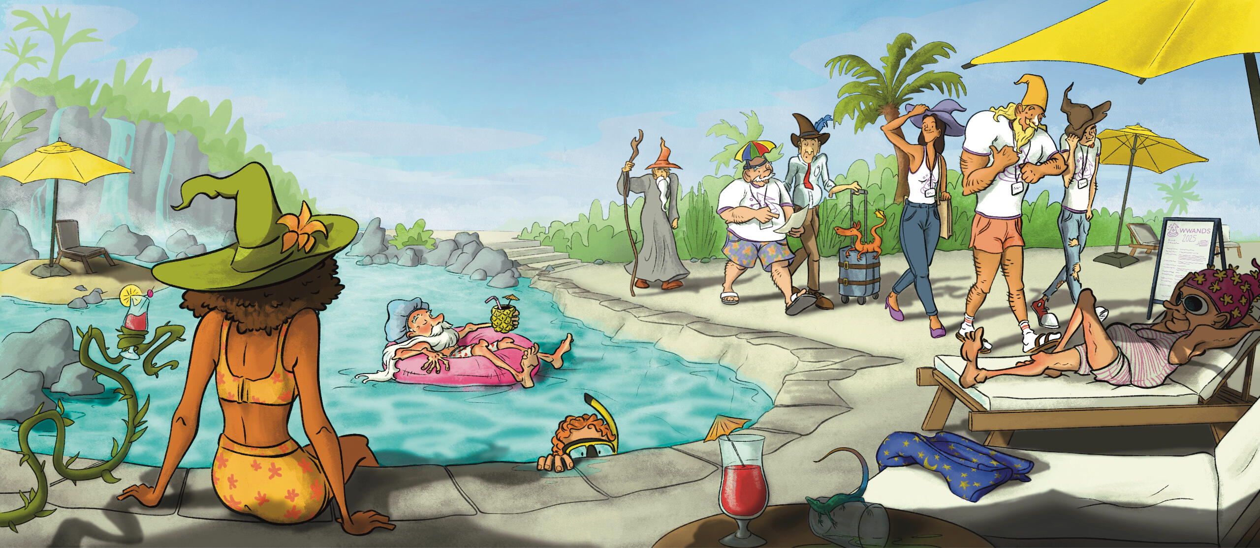 Wizards at WWANDS, 2023, digital